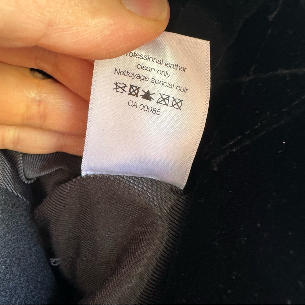 Veronica Beard Black YARA DOUBLE-BREASTED PEA-COAT JACKET with Velvet Hem Size 0 - Picture 8 of 8